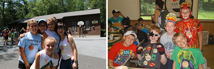 The Harrisburg Diabetic Youth Camp - Campers Having Fun